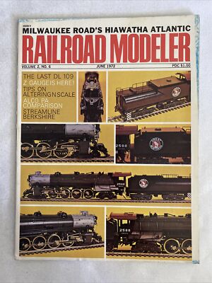 1972 June Railroad Modeler Magazine ￼The Nurnberg Fair European Lines(MH842)