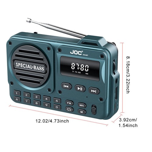 Portable Full Band AM/FM/SW/MW/LW Radio Digital Stereo Speaker Player for Travel - Picture 2 of 10