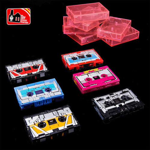 Figurine articulée Transformers G1 6 pièces cassette laser bec rumble ravage ratbat - Photo 1/6