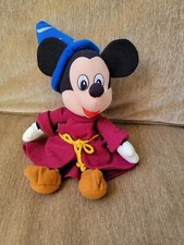 Disney Store Fantasia Sorcerer Mickey Mouse Plush Bean Bag New