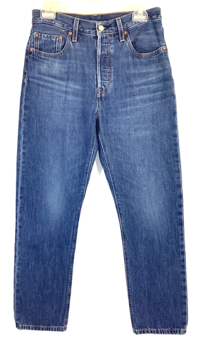 LEVI'S Women’s Premium 501 Original Fit Jeans 100% Cotton Big E 28 x 28 - 第 1/13 張圖片