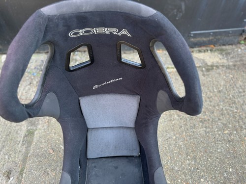 COBRA EVOLUTION LIGHT FIBERGLASS SEAT UNUSED BRAND NEW/TEST FITTED ONLY - MINT - Picture 4 of 7