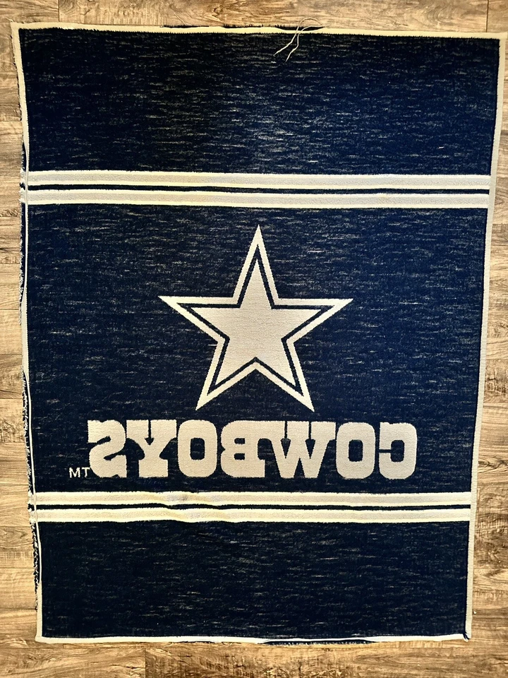 Vintage NFL Dallas Cowboys | Man Cave Throw Rug | 6ft x 4.8ft - Image 2 of 4