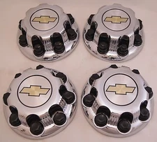 4 New Chevy Silverado 2500 3500 Chrome Factory OEM Center Hub Caps 9597163
