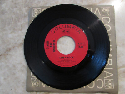 Simon And Garfunkel, I Am A Rock / Flowers Never Bend. 1966 Columbia 4-43617 Exc