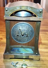 Antique Art Deco Clock Hamburg American Clock...