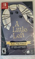 A Little to the Left Extra Tidy Edition Nintendo Switch Game w/ Case, Stickers