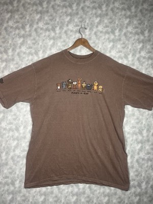 90s Crazy Shirts Adopt a Cat Faded Brown Size 2XL RARE VINTAGE