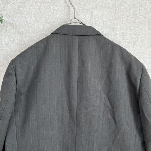 J.Press tailored wool jacket, grey, striped, furudan, made J.Press tailored wool jacket, grey, striped, furudan, made