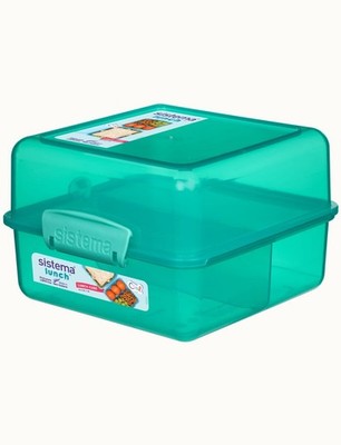 Sistema 1,4L Lunch Cube   Teal   Lunchbox 1,4 Liter, Farbe Teal, vielseitig nutz