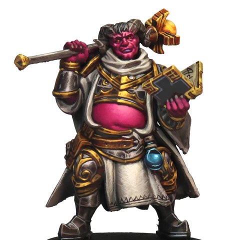 Tiefling Cleric Male D&D Miniature - Picture 1 of 3