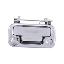 Chrome Tailgate Handle with Camera  Key Hole  Compatible with Ford F-150 04