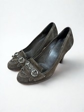 Gucci décolleté / tacchi alti - camoscio - marrone - taglia 35C