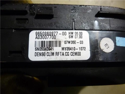 9650868977 Mando Climatizador para CITROEN GRAND C4 PICASSO Exclusive 2007 91860 - Foto 3 di 4