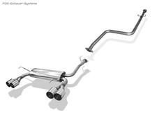  Edelstahl Duplex Racing-Anlage Honda Prelude 5 BB9 Bj.97-02 je 2x90mm rund