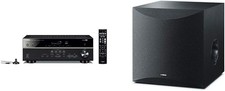 Yamaha RX-V385 5.1-Channel 4K Ultra HD AV Receiver with Bluetooth  10" 100W ...