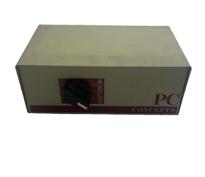 PC Concepts DB25 4 Way Data Switch box