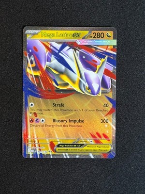 Mega Latias ex 100/132 Double Rare Mega Evolution Pokemon Holo Near Mint