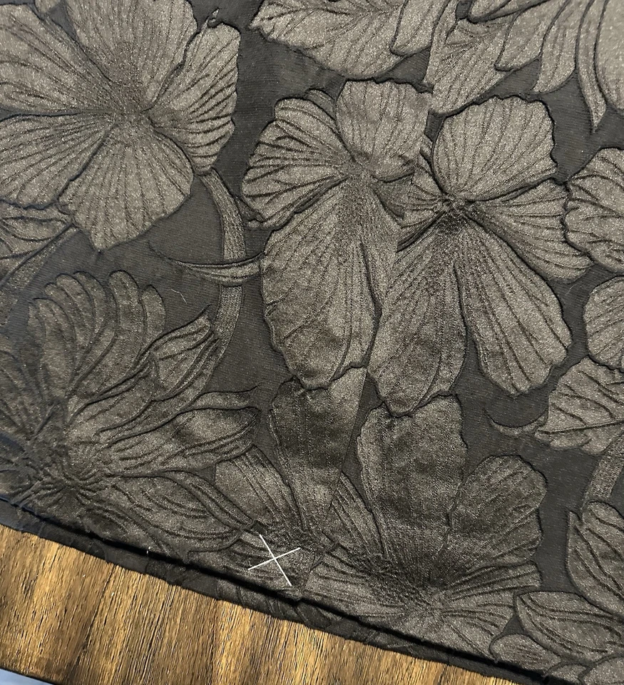 Nuevo sin etiquetas Vestido de Cóctel J Crew Jacquard Negro Talla 8 Foto 3 de 4