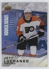 2024-25 Upper Deck UD Rookie Debut Blue 107/249 Jett Luchanko #22 9jn