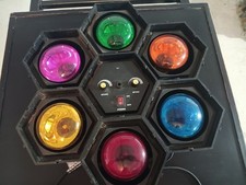 Honeycomb Disco DJ Stage Light 6 Colored Bulbs