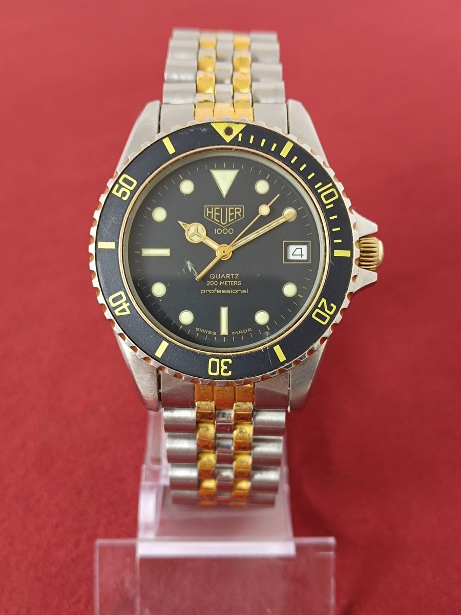 TAG Heuer 1000 Men's Black Watch - 980.020 for sale online | eBay