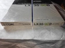 TDK LX 35-90/B 7" REEL TO REEL TAPE NEW OLD STOCK SEALED