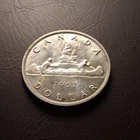 1957 Canada (A19) Silver Dollar Elizabeth II Silver Coin