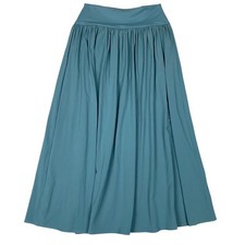 Halara Breezeful 2-in-1 Slit Flowy Maxi Skort Skirt Women Large Stone Blue NWT