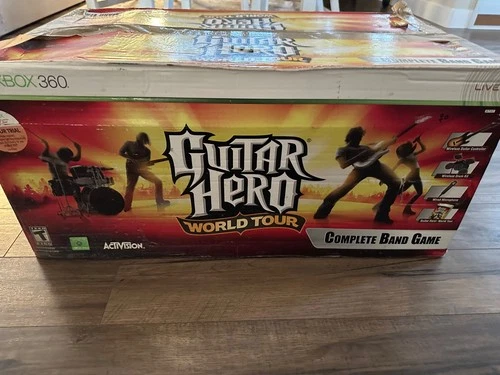 guitar hero world tour xbox 360 bundle