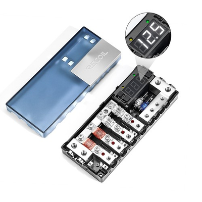 #ad #ad RECOIL S MPG4 Smart 4 Way Fused Distribution Block with Remote Delay Timer $119.99