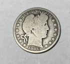 1906-D Barber Half Dollar - Scarce