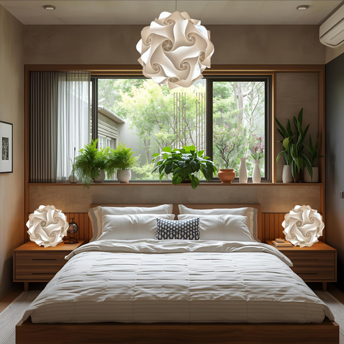 Lampadario sfera moderno Led soggiorno camera da letto cucina Lampadesign Fiocco - Foto 30 di 72