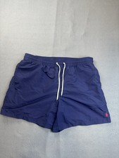 Polo Ralph Lauren Swim Trunks Mens 2XL Board Shorts Drawstring Pony Blue