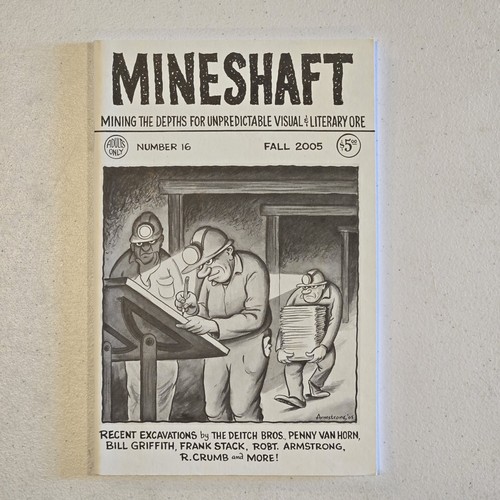 Mineshaft - Issue No. 16 MAGAZINE 2005 R CRUMB ZINE COUNTERCULTURE CARTOON COMIC - Picture 1 of 5