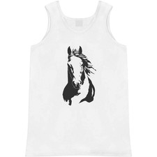 'Minimalist Horse Portrait' Adult Vest / Tank Top AV052394