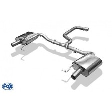 FOX Sportauspuff ESD re li in die originalen Endrohre für Skoda Octavia NX RS