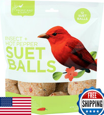 Pacific Bird  Supply Co Insect  Hot Pepper Suet Balls PB-0100 12 Pack