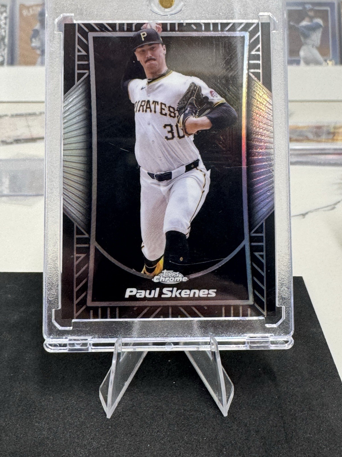 Paul Skenes 2025 Topps Chrome Shadow Etch Case Hit SSP Pittsburgh Pirates 🔥