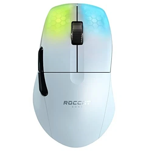 ROCCAT Gaming Mouse Kone Pro Air Wireless 2.4GHz/Bluetooth White/White Optical/1