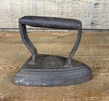 Antique Sad Iron Flat Iron #1 Signed