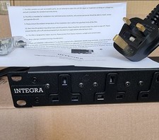iNTEGRA, 1U 8 Way UK USW with 2M cord UK Plug, i1042-01