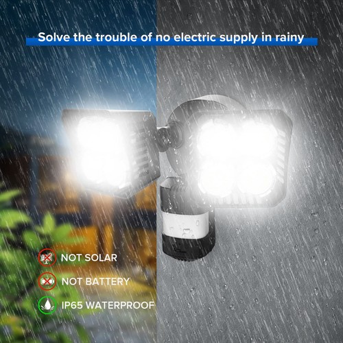 7000LM Motion Sensor Outdoor Lights,Brightness LED Flood Lights Outdoor 54W 5... - Picture 7 of 9