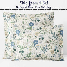 Company Rifle Paper Co. Strawberry Fields Classic Cool Cotton Percale Sham Beige