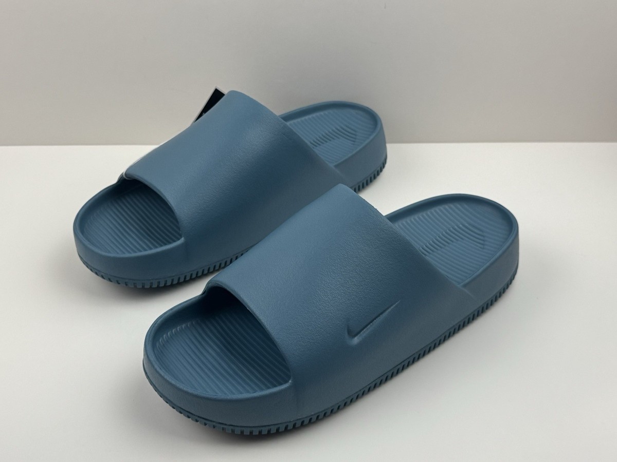Nike Calm Slides Sandals Smokey Blue‎ FD4116-005 Mens Size 12 NIKE CALM SLIDE Smokey Blue Men main image 4