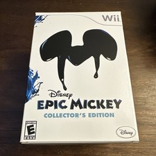 Disney's Epic Mickey - Collector's Edition (Nintendo WII) Brand New - Authentic