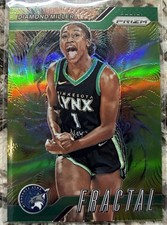 Panini 2024 Prizm WNBA Fractal #2 Diamond Miller Minnesota Lynx
