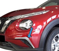 Chrome Fog Light Trims Steel To Fit Nissan Juke (2020+)