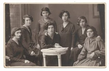 Stryj Poland Real photo Group "Havatselet" Hashomer Hatzair Zion movement. 1926.