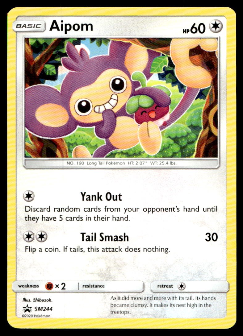 Aipom SM Promos Promo SM244 2016 Pokemon TCG